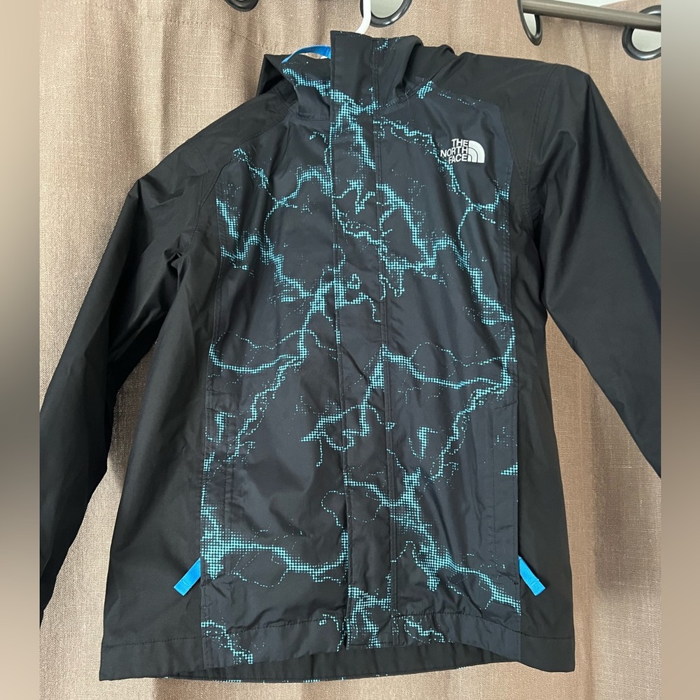 The North Face Boys'  Resolve Reflective Jacket Size S (7/8) Cascade Blue